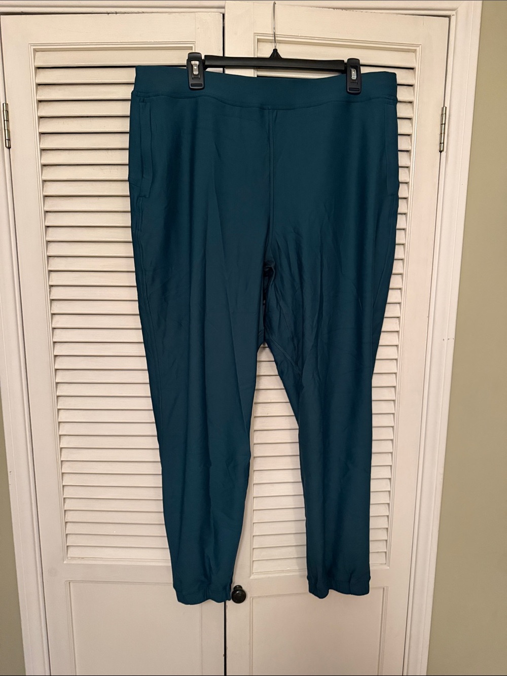 Like New Lululemon Teal Women's Stretch Pull-On Fleece Lined Jogger